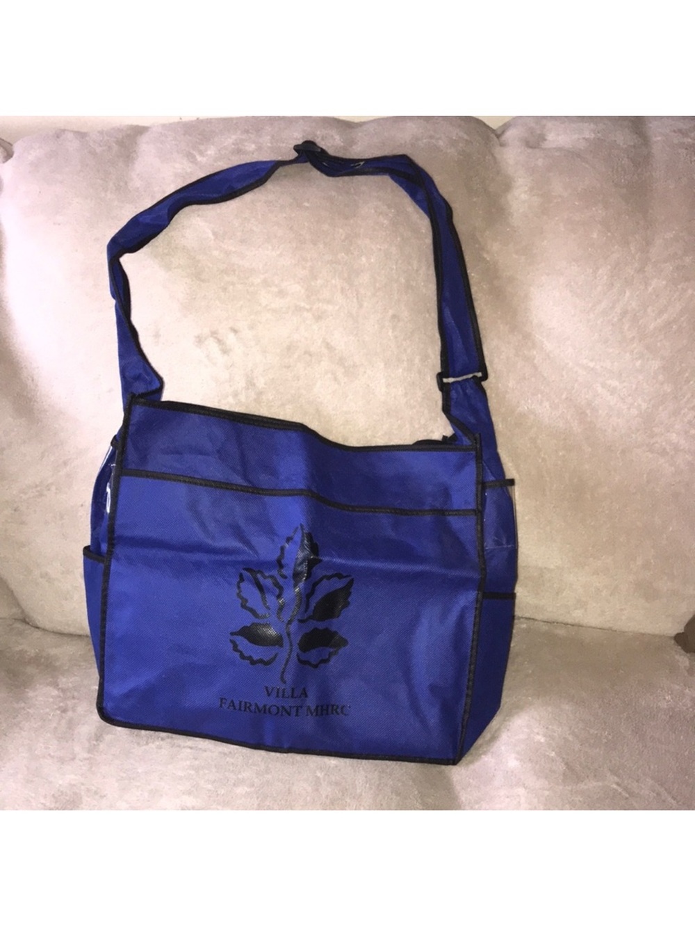 Bag makers Villa Fairmont MHRC Royal Blue Shoulder tote Bag